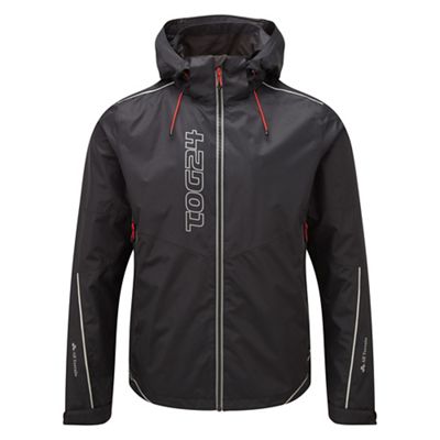 Black x-over milatex jacket